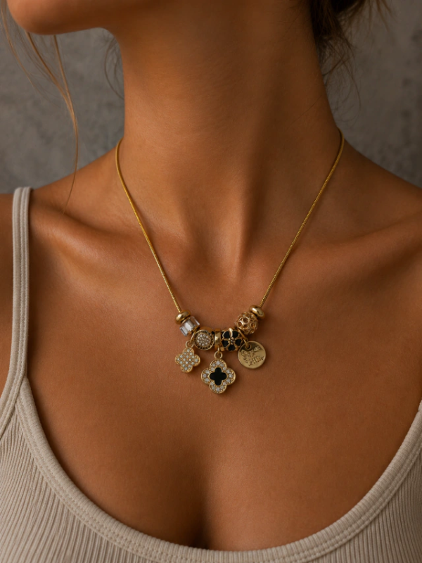 Producto - Collar pando Gold acero quirurgico
