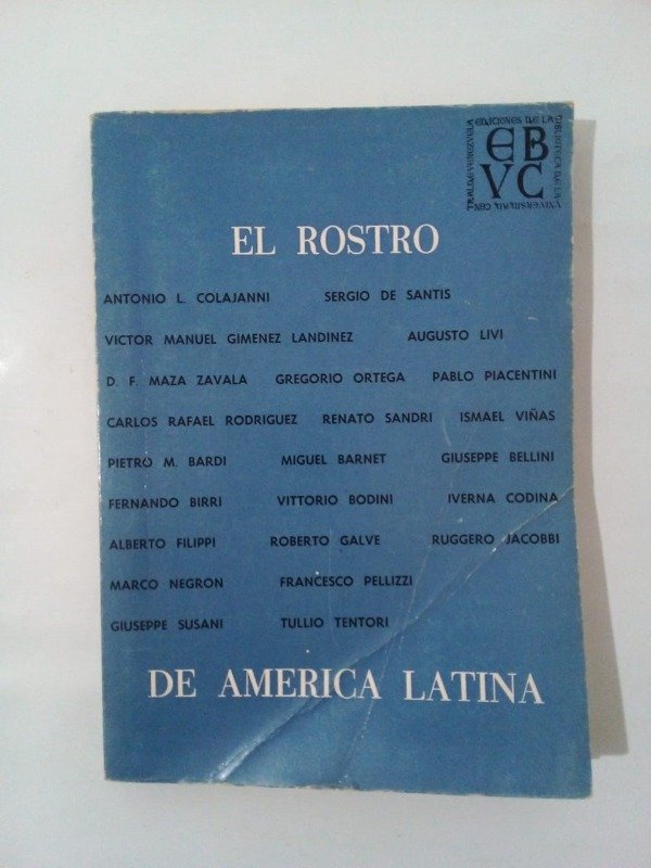 Producto - El rostro de América Latina - Colajanni De Santis - EBVC 1968