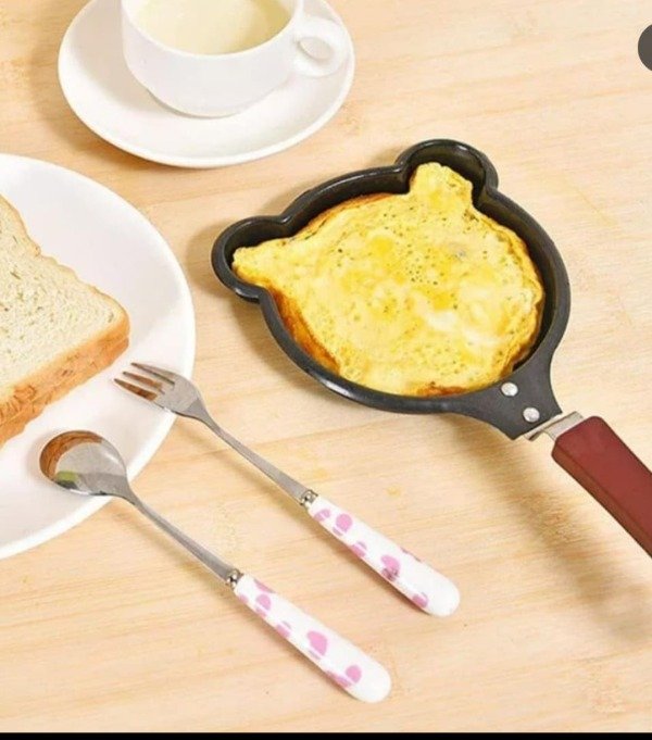 Producto - MINI SARTÉN ANTIADHERENTE DISEÑO OSO SARTÉN HUEVOS FRITOS PANCAKES WAFFLES NIÑOS