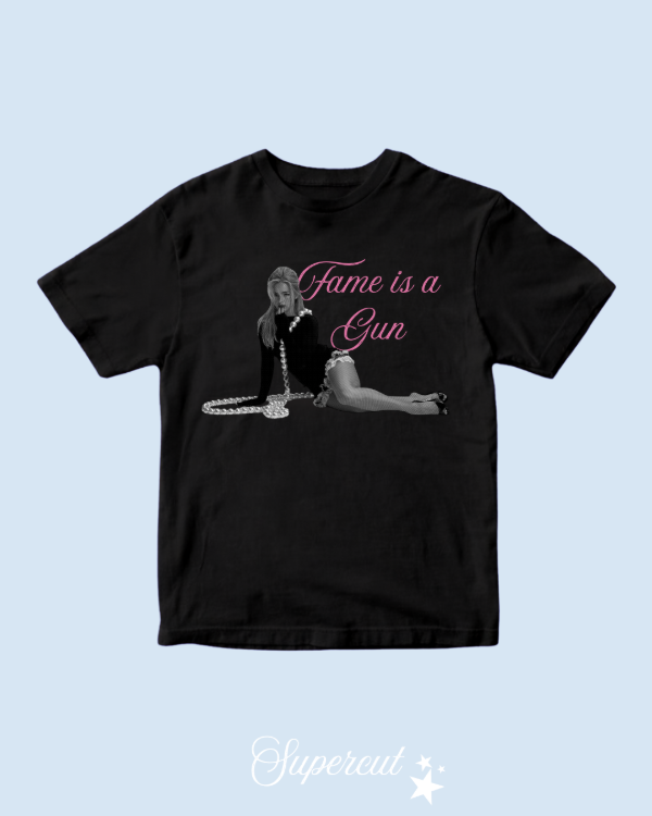 Remera Addison Rae Fame is a Gun — imagen 3