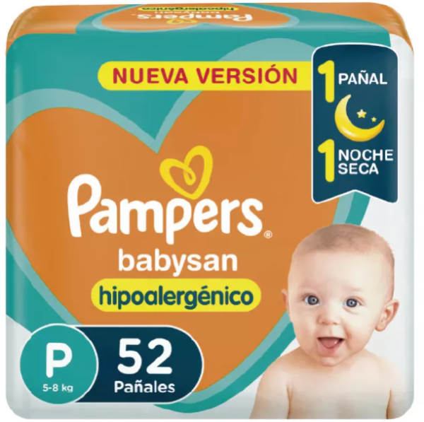 Producto - Pampers Babysan PEQ x 52