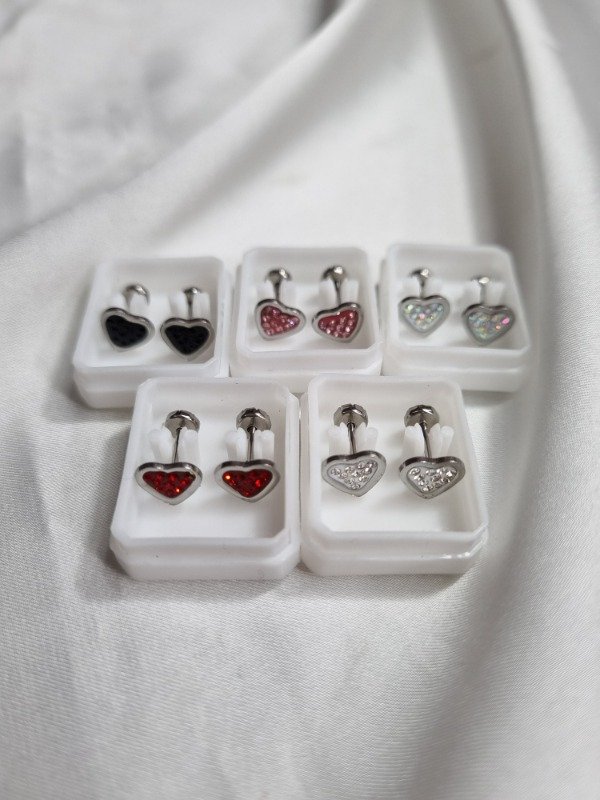 Producto - Aritos Abridores Corazon con Strass - 0