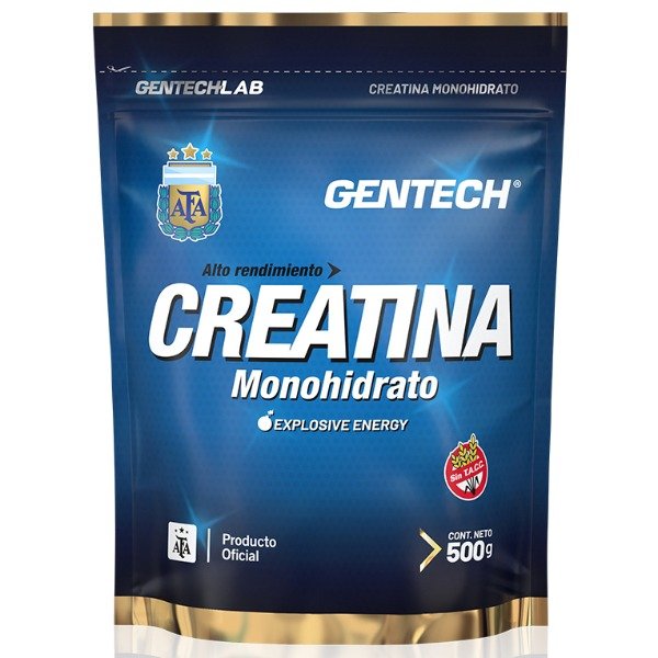 Producto - Creatina Monohidrato GENTECH 250g y 500g / Micronizada Pura / Doypack