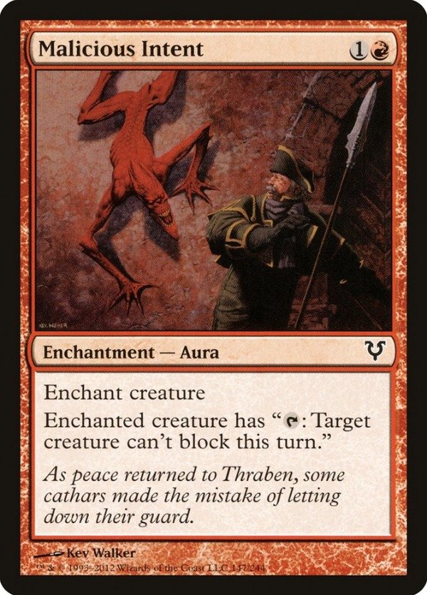 Producto - Malicious Intent  Avacyn Restored