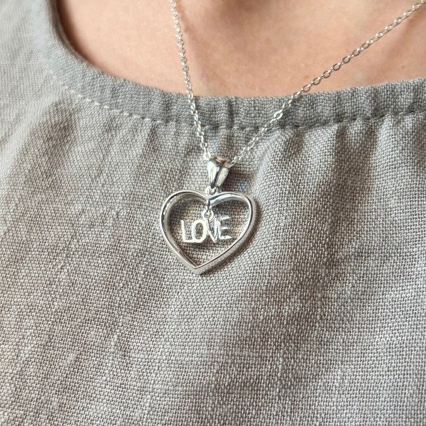 Producto - Dije Italiano 39 - Corazón Love