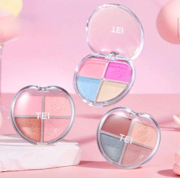 Producto - PALETA DE SOMBRA CORAZÓN X4 TONOS - TEI