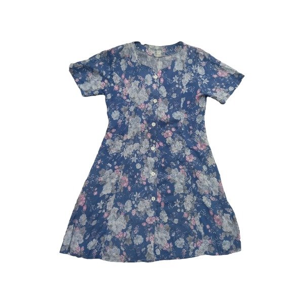Producto - Vestido Azul Floreado