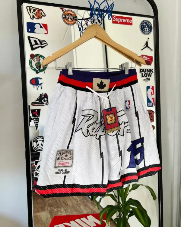 Producto - SHORT IMPORTADO NBA TORONTO RAPTORS CARTER 15 BLANCO