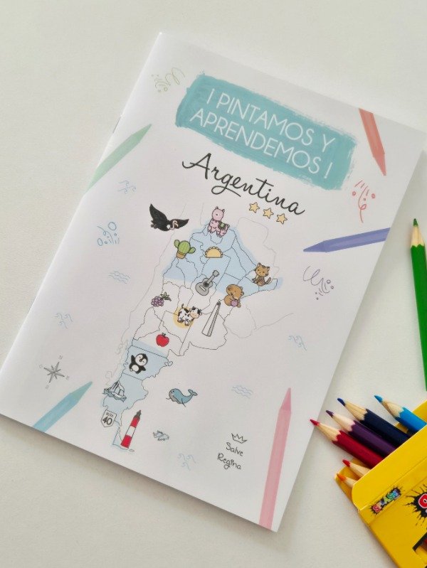 Producto - Librito Pintamos y Aprendemos ARGENTINA