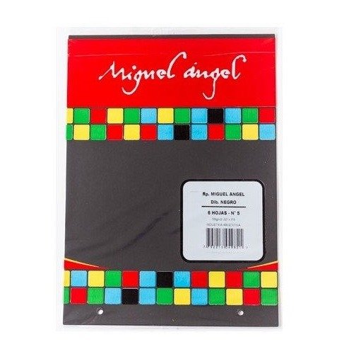 Producto - REPUESTO DIBUJO MIGUEL ANGEL N5 NEGRO