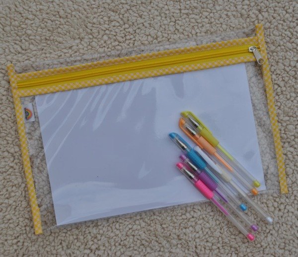 Producto - Sobre Cristal A4 Cuadrille Amarillo