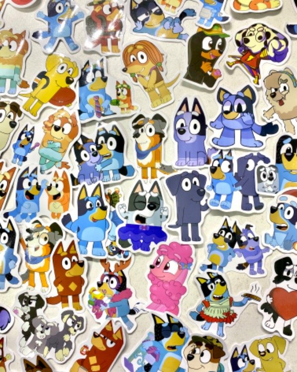 Producto - Pack de 10 stickers, Bluey
