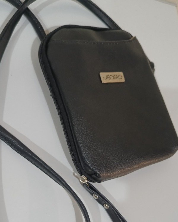 Producto - Bandolera portacelular negra