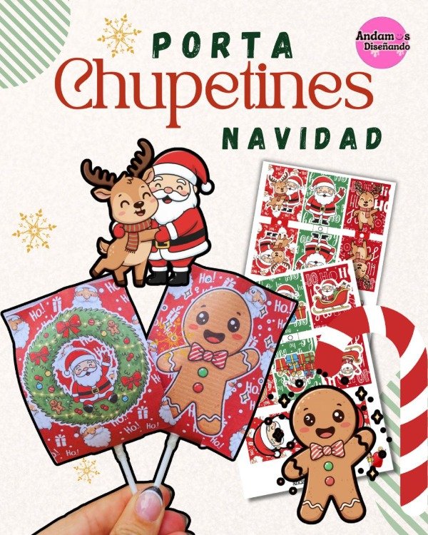 Producto - PORTA CHUPETINES NAVIDAD