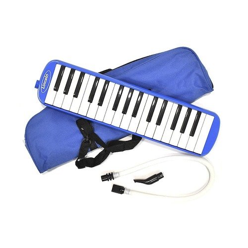 Producto - LINCOLN Melódica 32 notas color azul con estuche