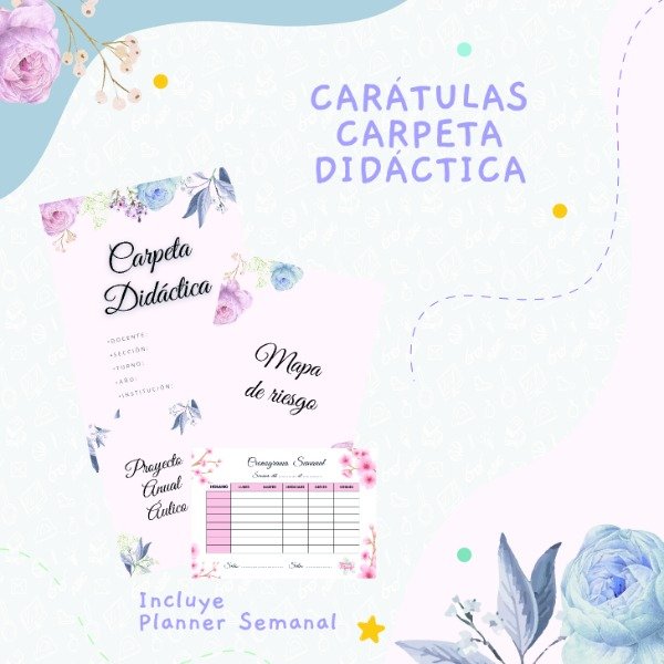 Producto - CARPETA DIDÁCTICA CARÁTULAS