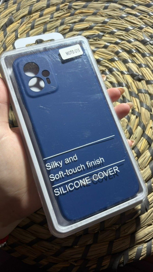 Producto - Silicon case azul - Moto g13/g23