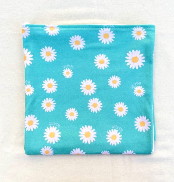 Producto - Manta de algodón margaritas