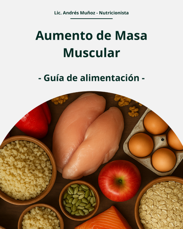 Producto - Guía de Alimentación para el Aumento de Masa Muscular