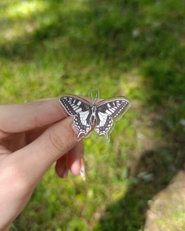Producto - Pin Mariposa Crema