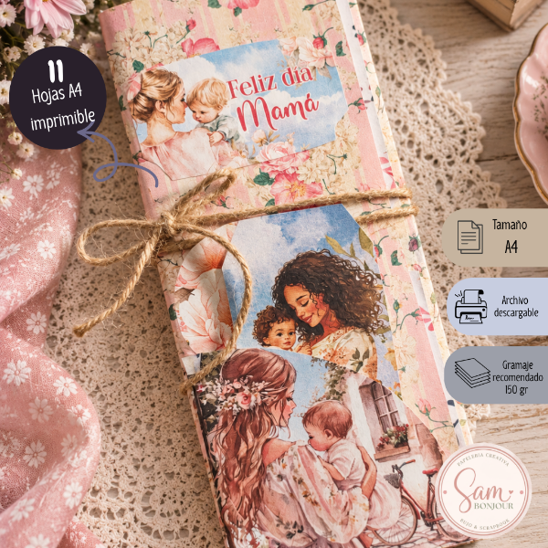 Producto - Archivo Imprimible: Folio Dia de la madre - 0