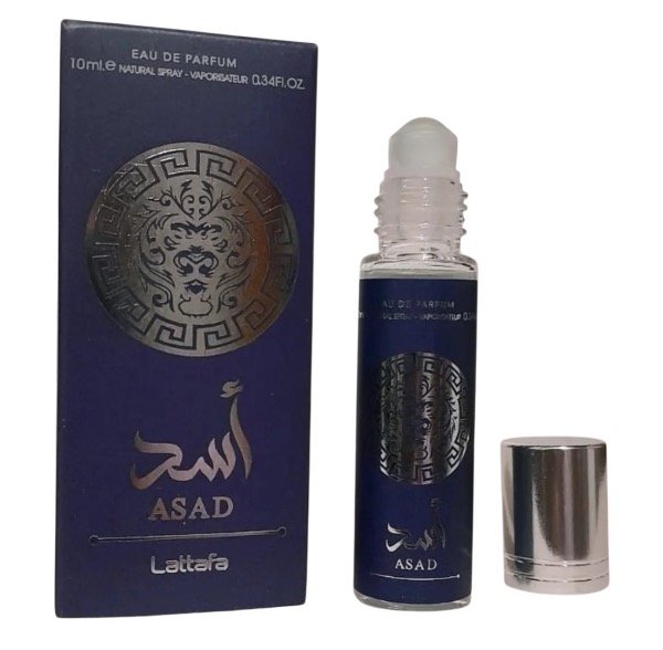 Producto - Perfume de cartera a bolilla Lataffa Asad azul