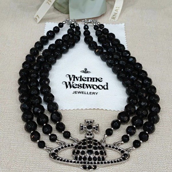 Producto - Collar XL perlas negras Vivianne