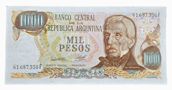 Producto - 1000 Pesos Ley 18.188 (López-Diz) Filigrana 1 Bott.2451a -Aunc