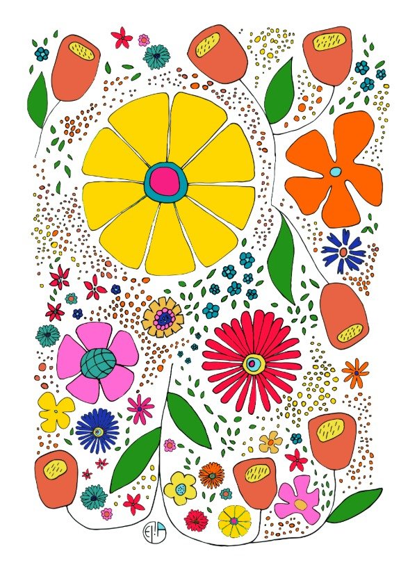 Producto - Repasador Flores
