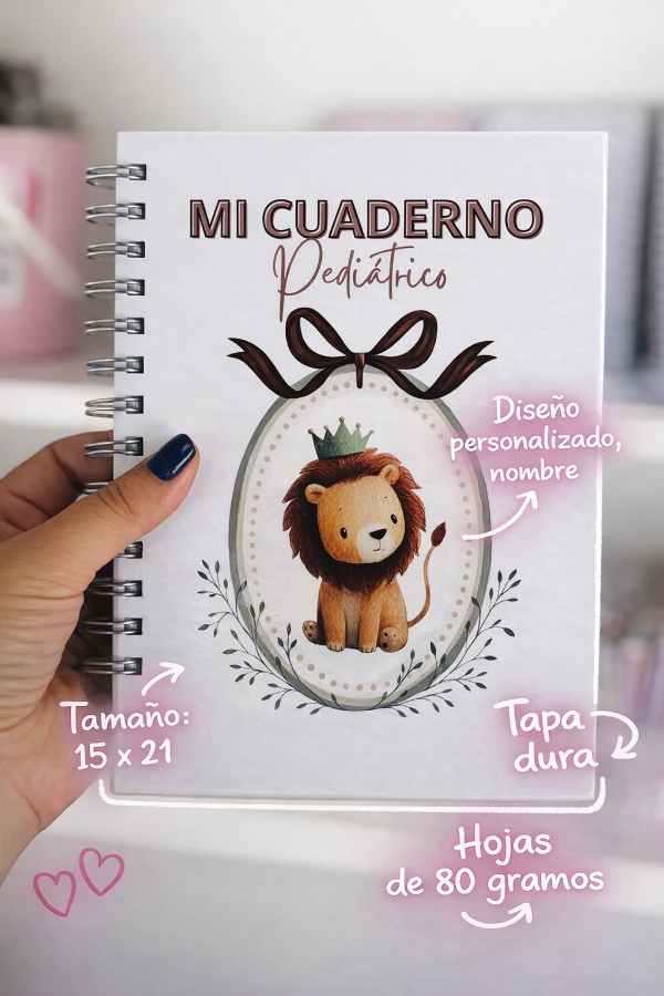 Producto - Cuaderno Pediátrico personalizado