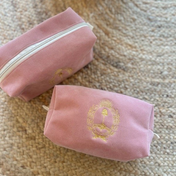 Producto - Neceser rosa - escudo nacional - 2