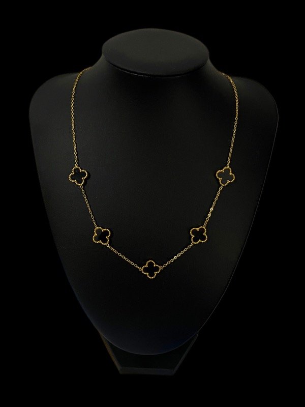 Producto - COLLAR VAN CLEEF ORO (5 trébol)