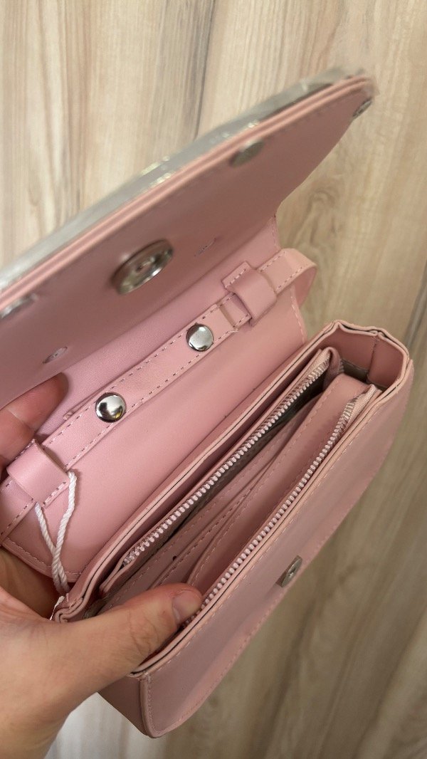 Producto - Minibag DIESEL rosa doble correa - 10