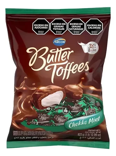 Producto - Butter Toffees Chokko mint x822gr