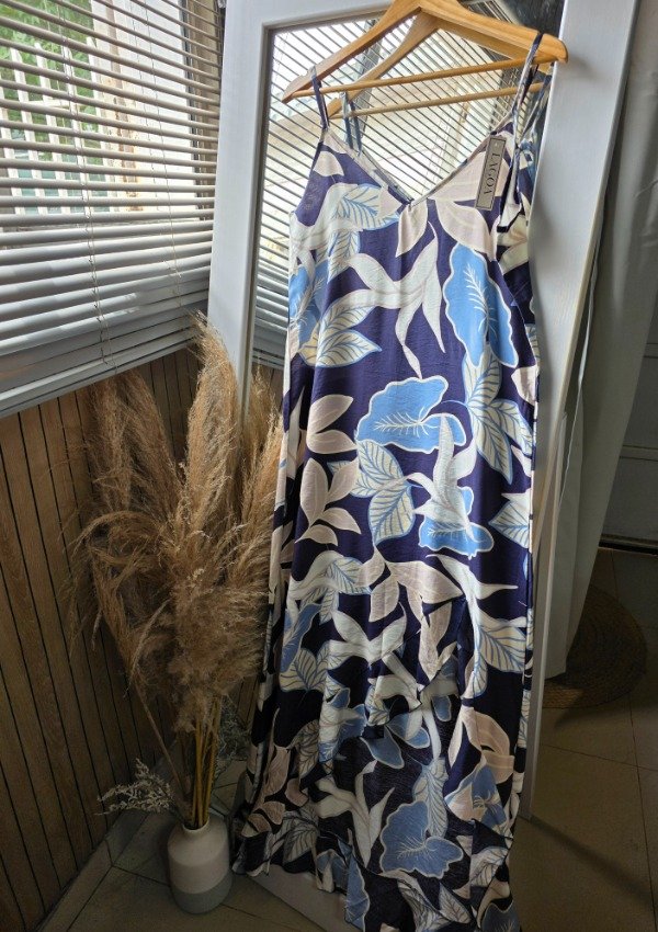 Producto - V52 vestido volados azul