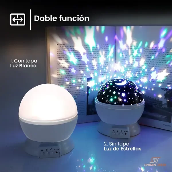 Producto - Proyector Luz Galaxia Velador Estrellas Led Usb Lampara Smart Tech ST-LN LED