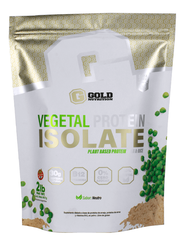 Producto - GOLD NUTRITION - VEGETAL PROTEIN ISOLATE 2LBS