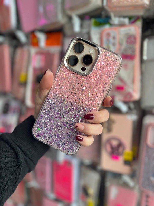 Producto - Case moon degrade rosa y lila