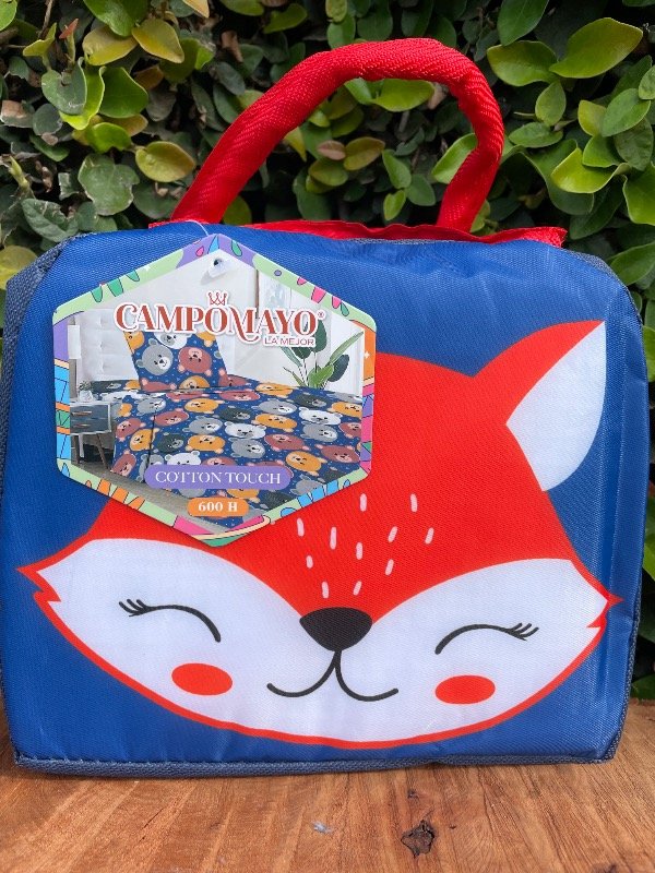 Producto - Sábanas infantiles 1 1/2 + lunchera de regalo - 1