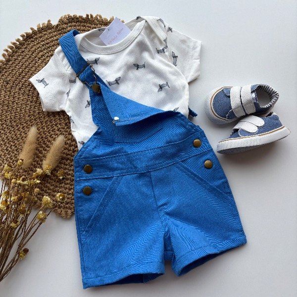 Producto - Jardinero Azul unisex talles hasta 4 años - 2