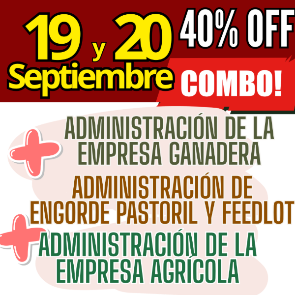 Producto - COMBO 3 CURSOS: Admin Ganadera + Engorde Pastoril y Feedlot + Admin Agrícola - 0