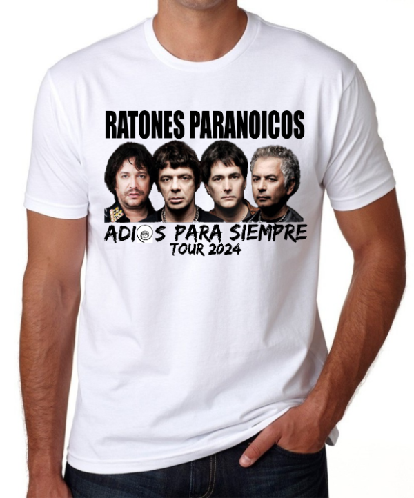 Producto - REMERA- LOS RATONES PARANOICOS - POLIESTER TALLE XL - 0