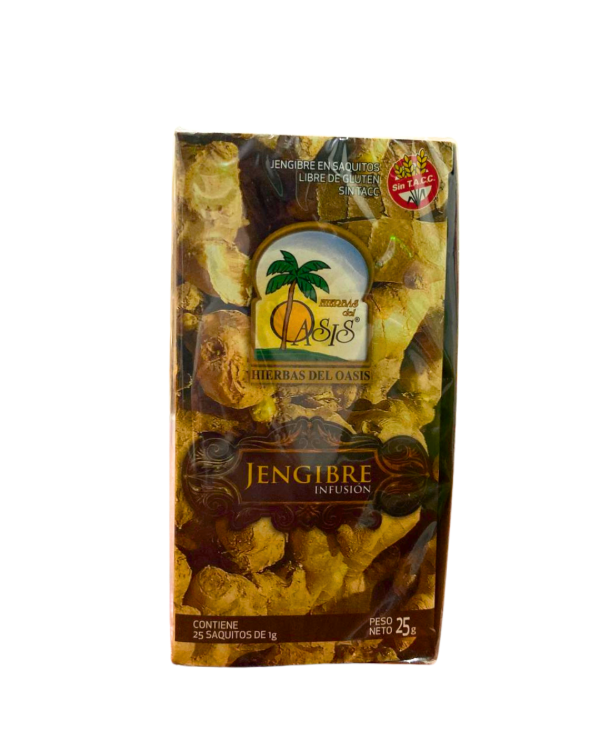 Producto - TÉ DE JENGIBRE OASIS 25 SAQUITOS