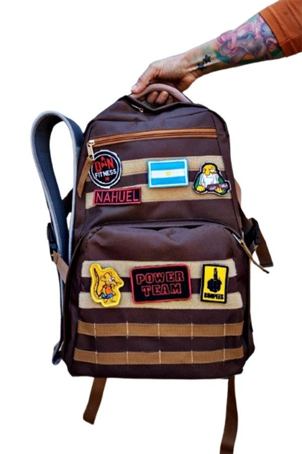 Producto - Mochila Tactica Militar 30 Lts Marron Crossfit Fitness