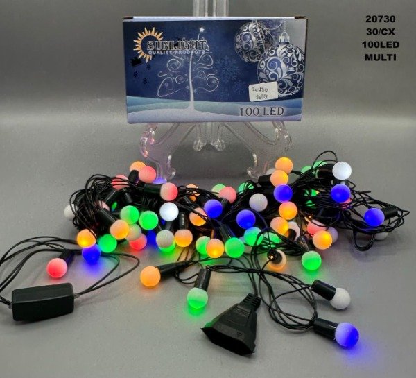 Producto - Foco de navidad 100luces multicolor