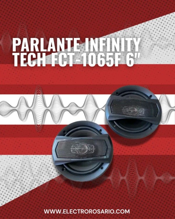 Producto - PARLANTE INFINITY TECH FCT-1065F 6"