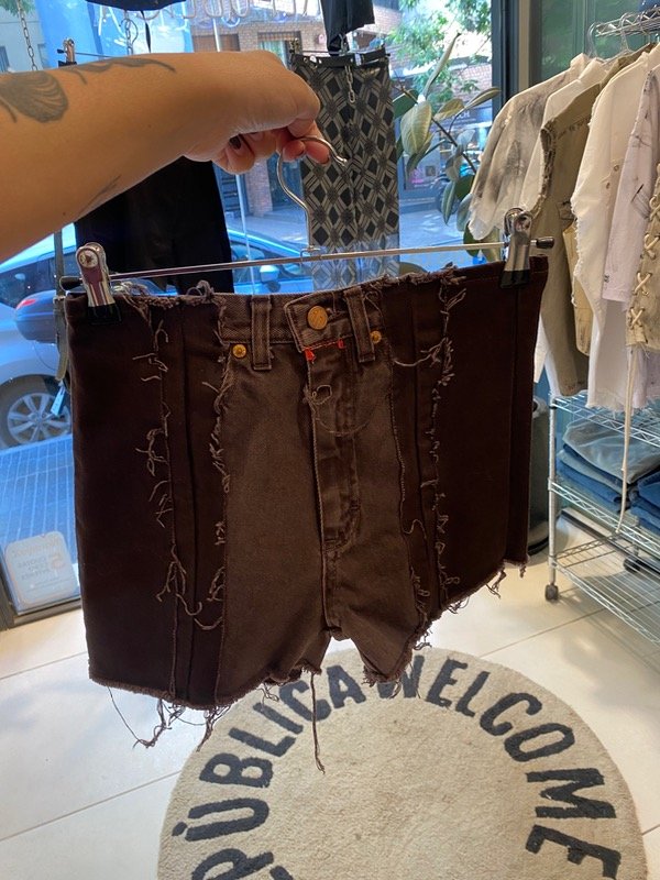 Producto - Short Jean Marrón