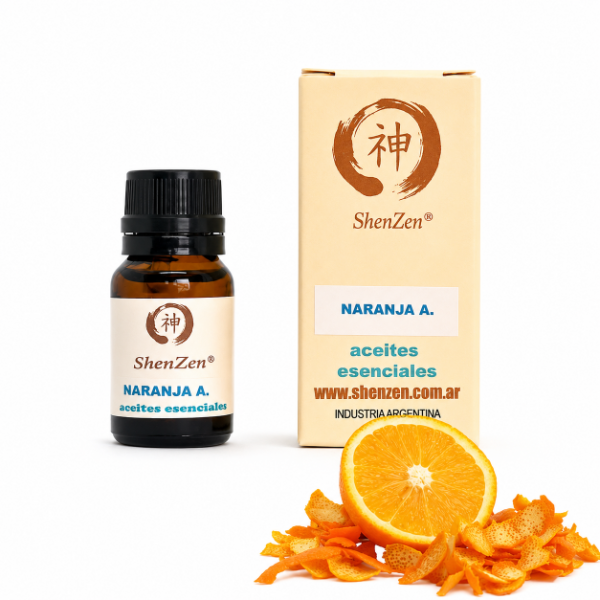 Producto - Aceite Esencial de Naranja Amarga ShenZen - Alegría, vitalidad y calma interior