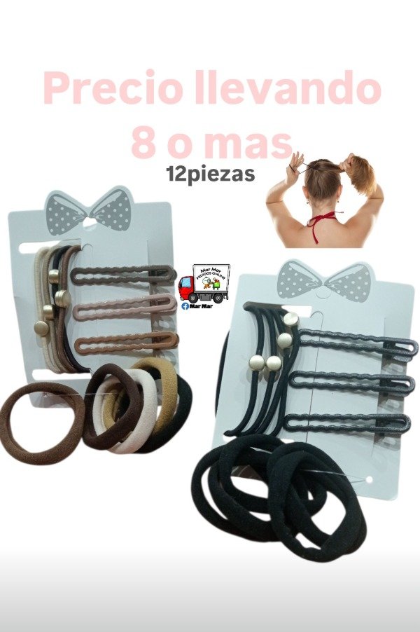 Producto - Set de accesorios para el cabello (cantidad)