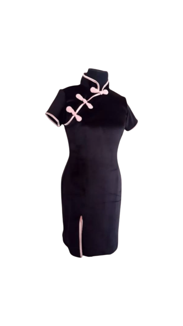 Producto - Qipao manga corta pink